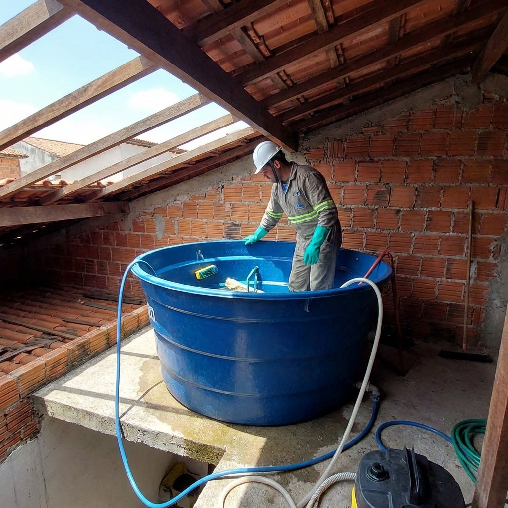 Limpeza de caixa d'água em Ponta Grossa